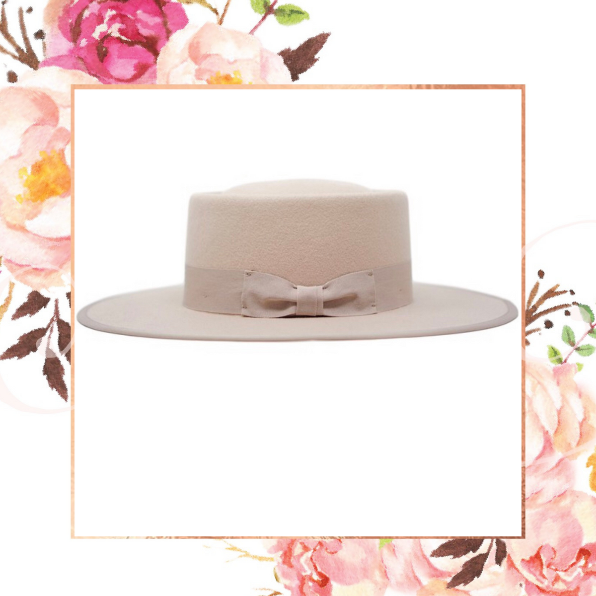 Vida Ivory Felt Gambler Hat Outdoor Wool Felt Hat | Merino Gambler Adventure Style  main image 3