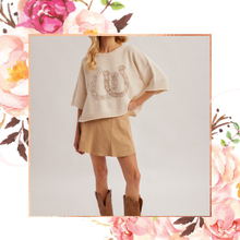 Load image into Gallery viewer, Horse Shoe Jacquard Sweater