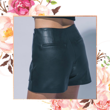 Load image into Gallery viewer, Vegan Leather Wrap Skort