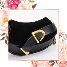 Load image into Gallery viewer, Suede &amp; Leather Chic Crossbody