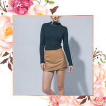 Load image into Gallery viewer, Vegan Leather Wrap Skort