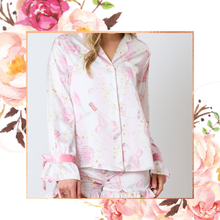 Load image into Gallery viewer, Pop the Bubbly Satin PJ Set