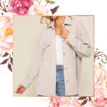 Load image into Gallery viewer, Cozy Brushed Waffle Shacket