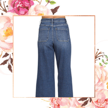 Load image into Gallery viewer, High Rise Wide Leg Pintuck Denim
