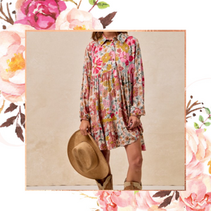 Boho Floral Dress