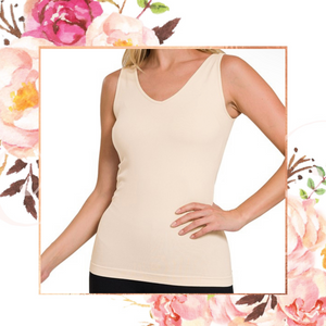 UV-Neck 2-Way Seamless Tank