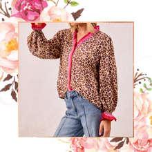 Load image into Gallery viewer, Merry Leopard Blouse