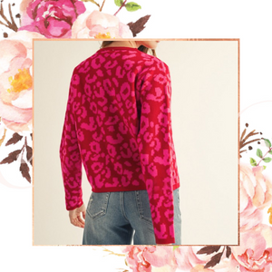 Merry Little Leopard Cardi