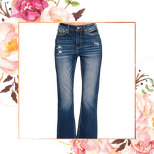 Load image into Gallery viewer, Straight Raw Hem Jeans