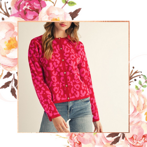 Merry Little Leopard Cardi