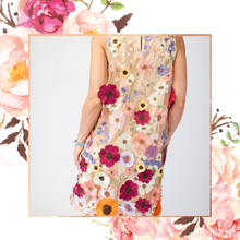 Load image into Gallery viewer, Pickin Wildflowers 3D Embroidered Dress