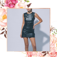 Load image into Gallery viewer, Vegan Leather Wrap Skort