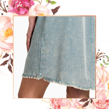 Load image into Gallery viewer, Tencel Mineral Washed Collared Shirt Dress
