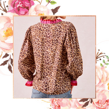 Load image into Gallery viewer, Merry Leopard Blouse