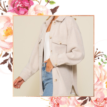 Load image into Gallery viewer, Cozy Brushed Waffle Shacket