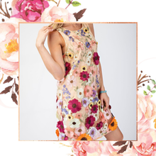 Load image into Gallery viewer, Pickin Wildflowers 3D Embroidered Dress