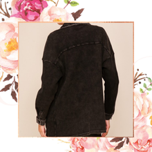 Load image into Gallery viewer, Waffle Knit Button Down Shacket
