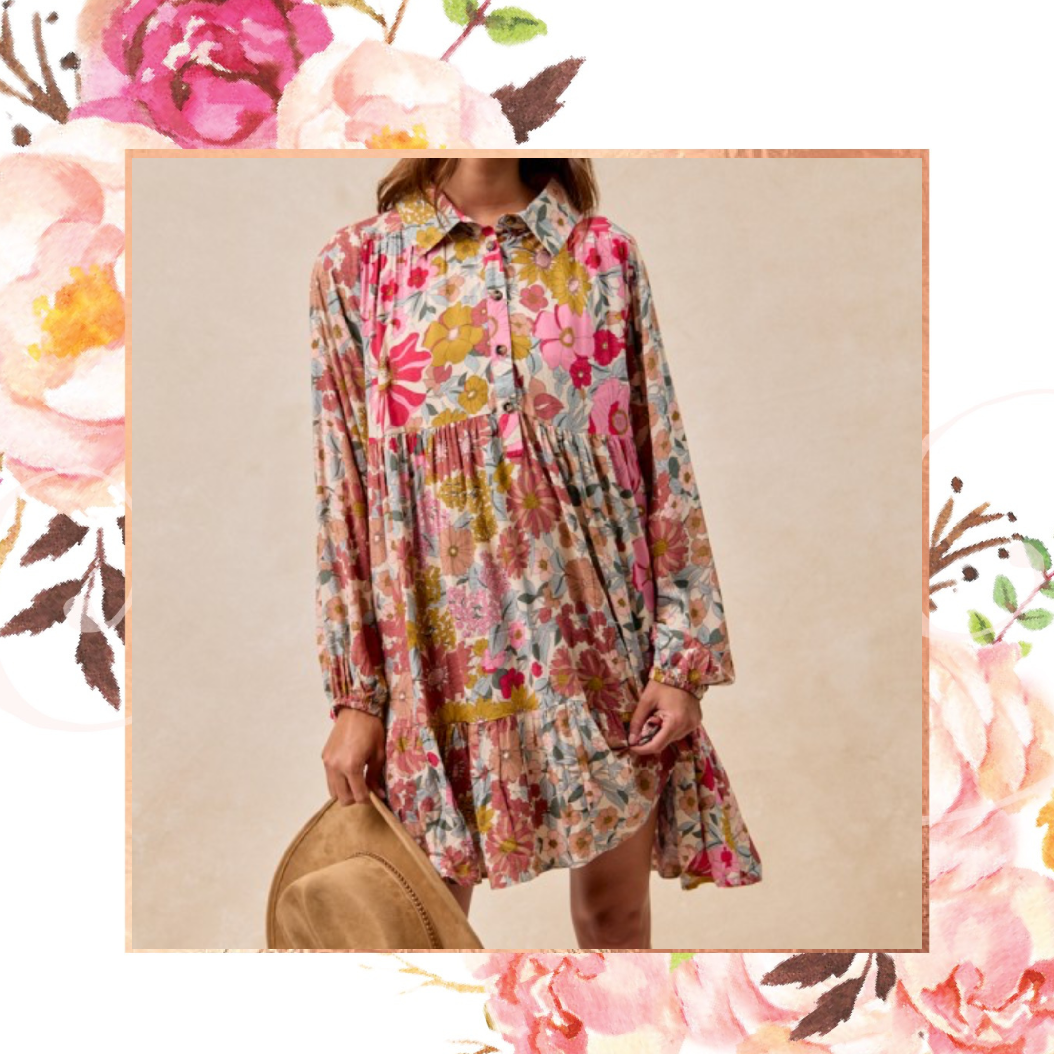 Boho Floral Dress