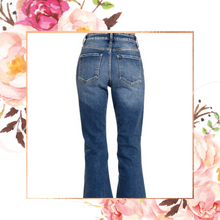 Load image into Gallery viewer, Distressed Knee &amp; Hem Jeans