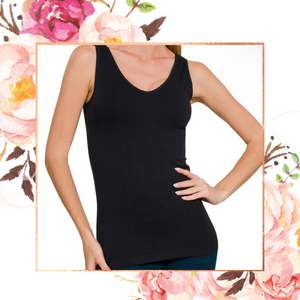 UV-Neck 2-Way Seamless Tank