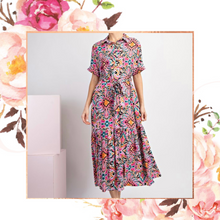 Load image into Gallery viewer, Boho Belted Maxi Dress