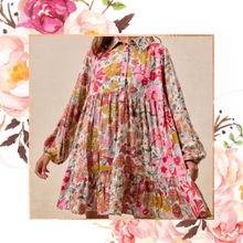 Load image into Gallery viewer, Boho Floral Dress