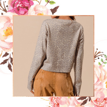 Load image into Gallery viewer, Two Tone Vintage Oat Leo Cardi