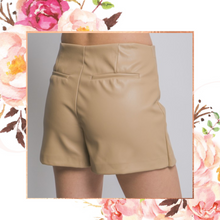 Load image into Gallery viewer, Vegan Leather Wrap Skort