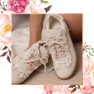Pearl Charm Sneakers