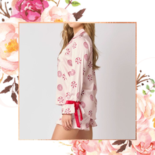 Load image into Gallery viewer, Mint to Be Satin PJ Set