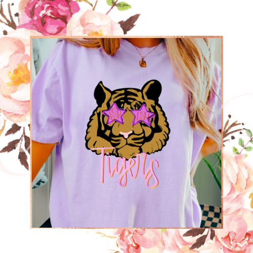 Purple Tiger Eye Tee