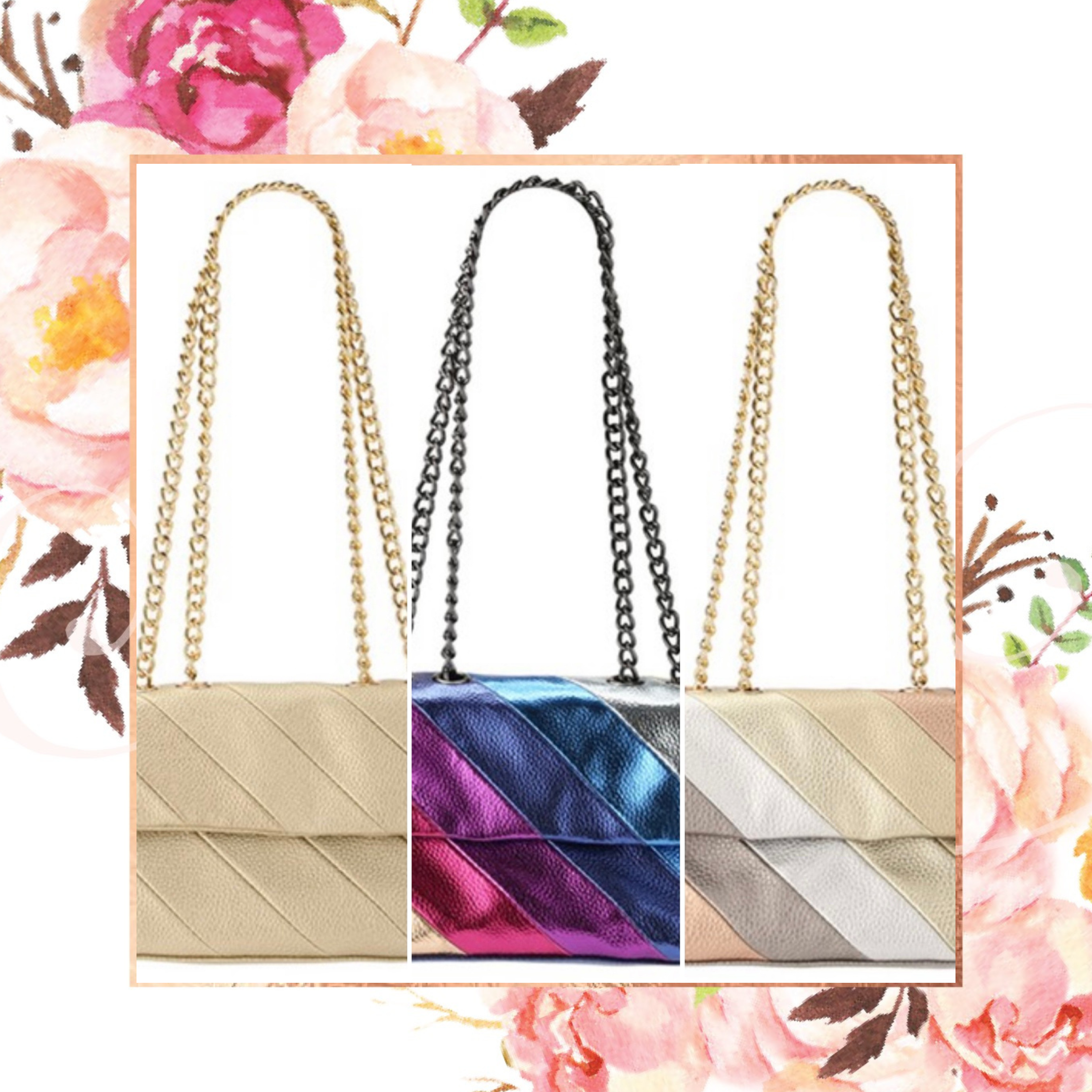 ★THE ALLY☆MUAH STRIPE BAG + INNER BAG Dolce Linea Messenger Bag – ili New York