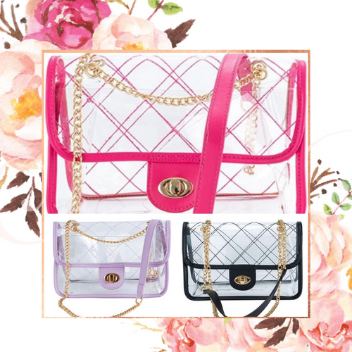 Clear Quilted Bag