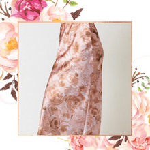Load image into Gallery viewer, Floral Satin Chic Skirt