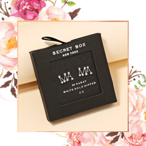 Secret Box Ma Ma Stud Earrings