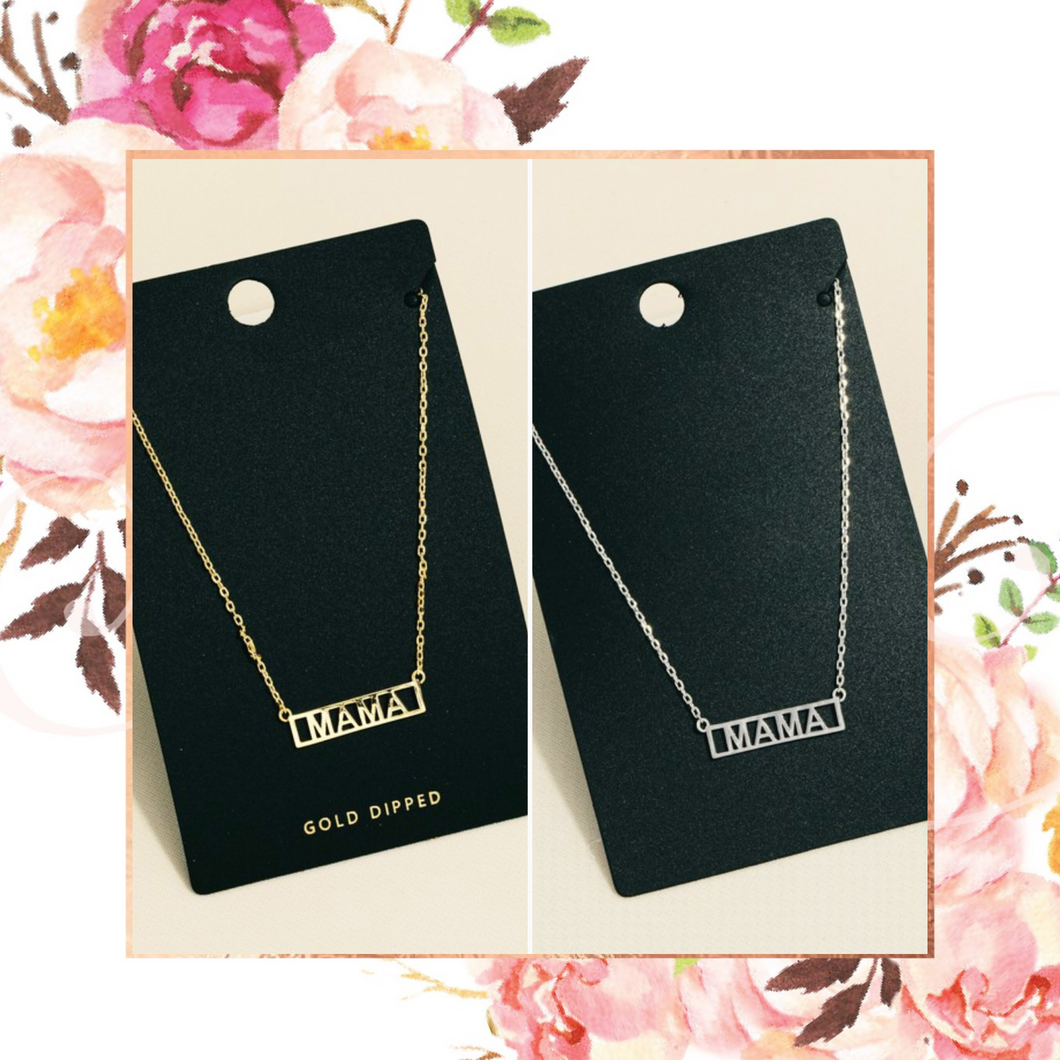 Secret Box Mama Box Logo Necklace