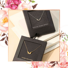 Load image into Gallery viewer, Secret Box Mini Angel Wings Charm Necklace