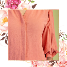 Load image into Gallery viewer, Gathered Balloon Sleeve Blouse
