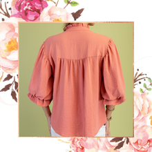 Load image into Gallery viewer, Gathered Balloon Sleeve Blouse
