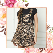 Load image into Gallery viewer, Leopard &amp; Lace Romper