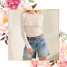 Load image into Gallery viewer, Long Sleeve Lace Top