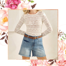 Load image into Gallery viewer, Long Sleeve Lace Top
