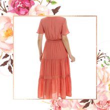 Load image into Gallery viewer, Keyhole Crochet Tiered Maxi