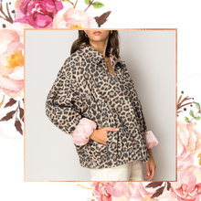 Load image into Gallery viewer, Leopard Denim Jacket