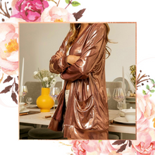 Load image into Gallery viewer, Rose Gold Foiled Cardi