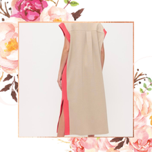 Load image into Gallery viewer, Colorblock Textured Midi Dress