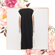 Load image into Gallery viewer, Colorblock Textured Midi Dress