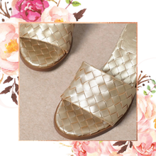 Load image into Gallery viewer, Riley - Woven Block Heel Sandal