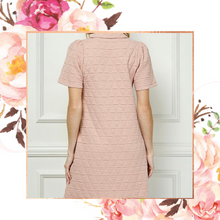 Load image into Gallery viewer, Blush Quilted Collared Dress