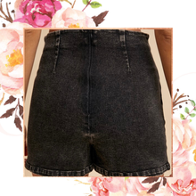 Load image into Gallery viewer, Little Black Denim Skort